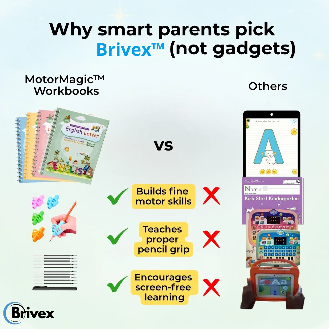 Brivex™ Workbooks: Full Set | Watch Them Beg for More Practice